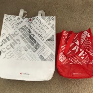 2 for $20 Two lululemon reusable bags.